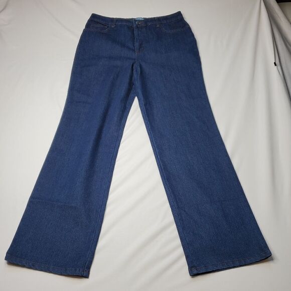 NEW 10 Kim Rogers EASY FIT SLIMMING STRETCH DARK ANTIQUE WASH JEANS 30 31 32 NWT - Picture 10 of 12